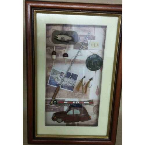 Key rack ,fishing,angling theme.