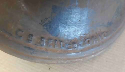 Ship bell/Church bell 48cm diameter cast iron, heavy and loud.