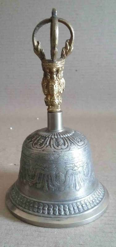 Antique Tibetan prayer bell. 11,5 cm