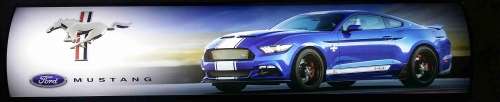 Mustang blue light box.
