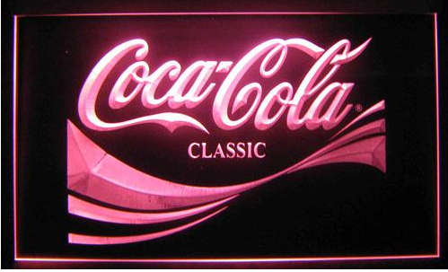 Coca-Cola neon sign