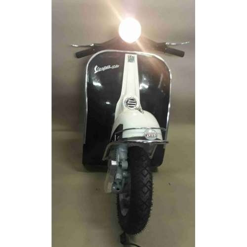 Original Vespa scooter wall decor lamp.