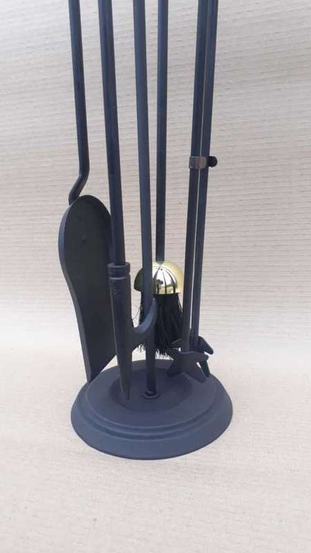 5pcs companion set with brass plated handles
