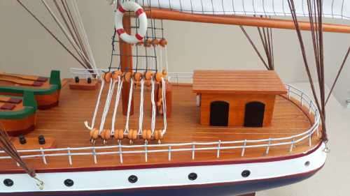 Sailing ship model. Gorch Fork 1872