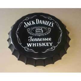 Jack Daniel's old no7 brand bottle cap metal sign.