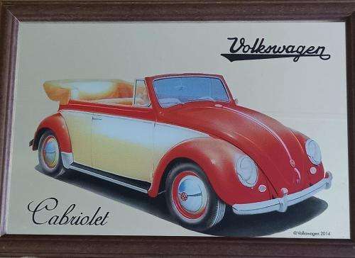 Volkswagen cabriolet bar mirror