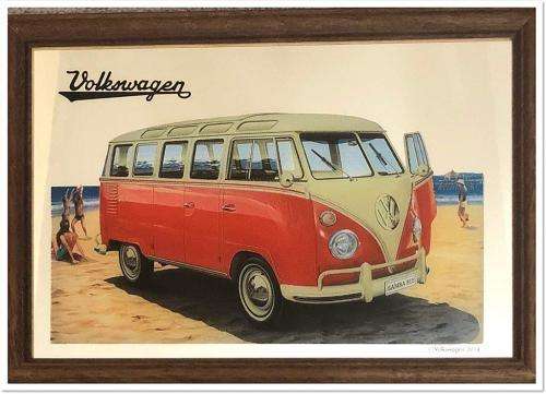 Volkswagen camper van bar mirror