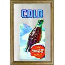 Cold Coca-Cola bar mirror