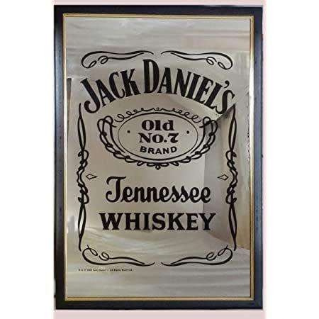 Jack Daniel`s old no.7 brand bar mirror