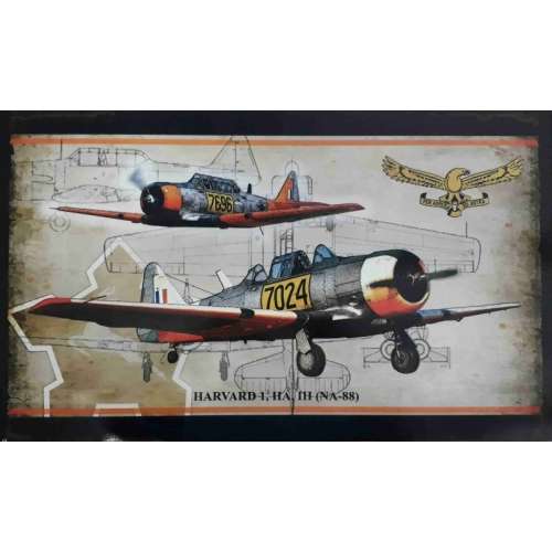 Harvard 1,Ha, III (NA-88), BIG metal sign.