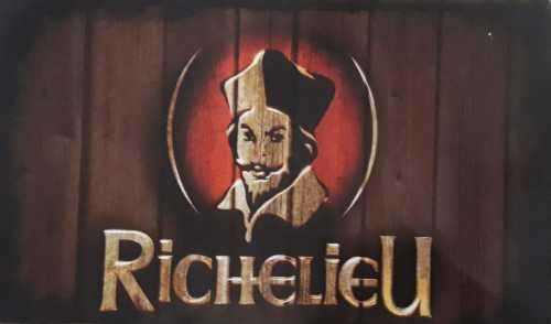 Richelieu Big metal sign. 68 x 40cm