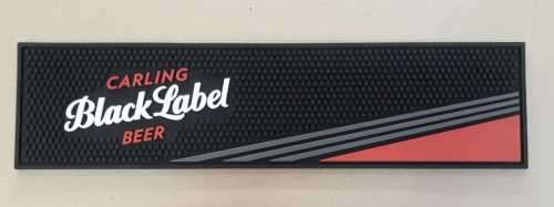 Carling black label beer bar mat / wetstop, PVC hedgehog