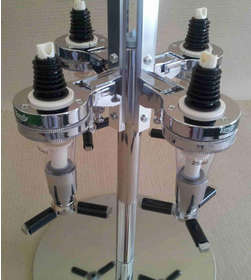 Set four domestic optic spirit tot measure rotary dispenser
