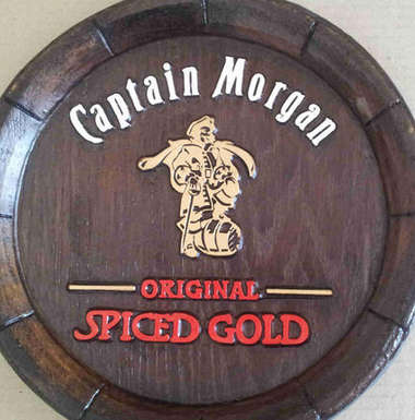 Captain Morgan Spiced Gold barrel end