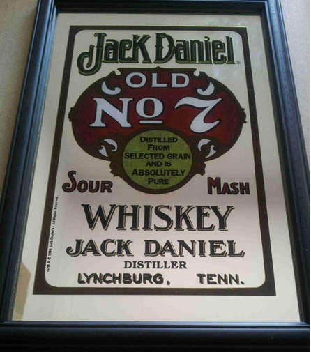 Jack Daniel`s  bar mirror
