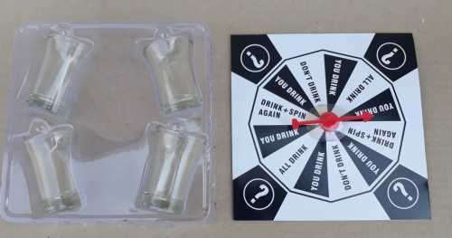 Drinking game. Spin a drink.