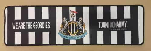 Newcastle United foot ball club bar mat, wetstop/ bar runner