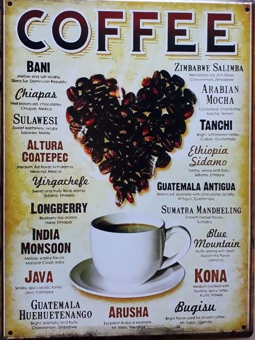 Coffee. metal sign