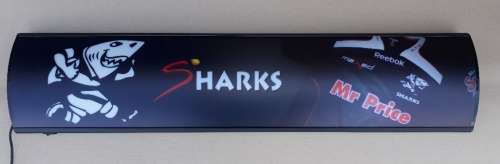 Sharks pub,bar, man cave,  advert light box . LED