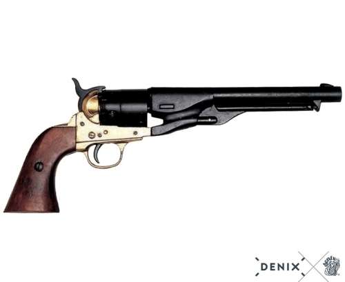 American Civil War Army revolver. Non functional replica, designed by S. Colt, USA 1860 pistol