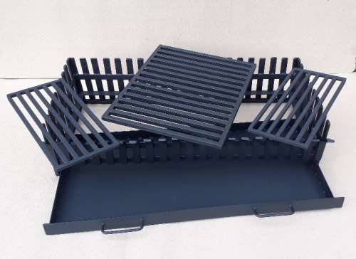 Victorian Grate Ash Pan Combo SUPER HEAVY DUTY 95cm x 45cm