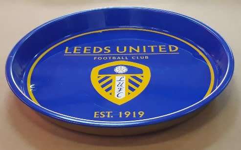 Leads United Tin Waiter Tray