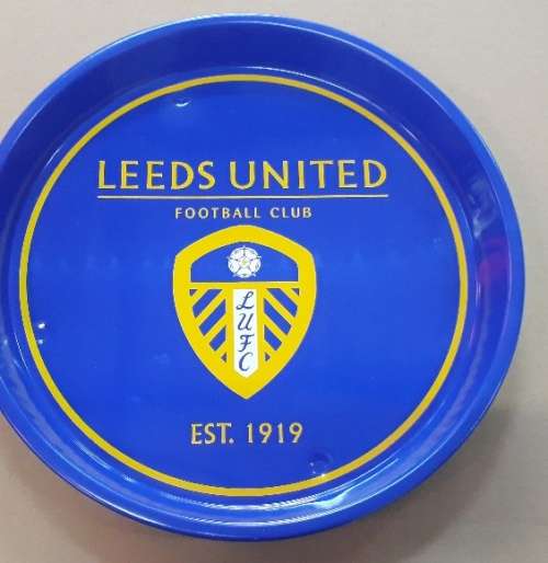 Leads United Tin Waiter Tray