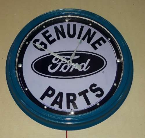 Ford Genuine Parts Illuminated Clock 51cm Diameter