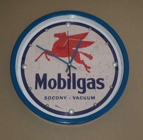 Mobilgas Clock 35cm Diameter