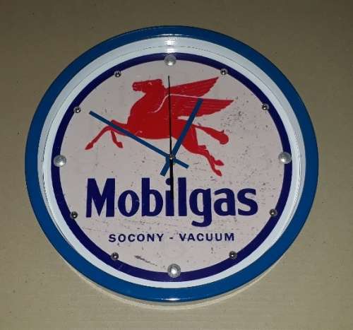 Mobilgas Clock 35cm Diameter