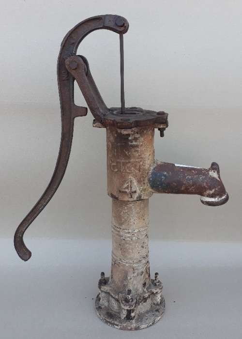 Well/borehole pump. Really old NO 1