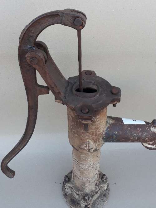 Well/borehole pump. Really old NO 1