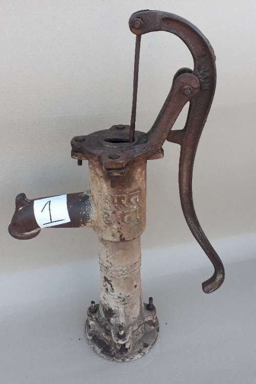 Well/borehole pump. Really old NO 1