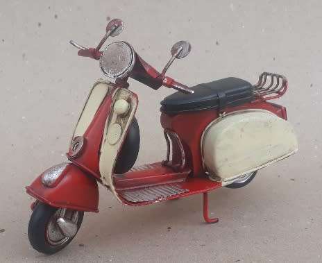 Vintage Metal Model Scooter