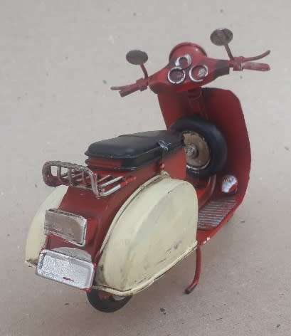 Vintage Metal Model Scooter
