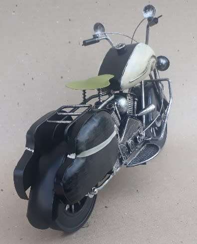 Vintage Metal Model Motorbike