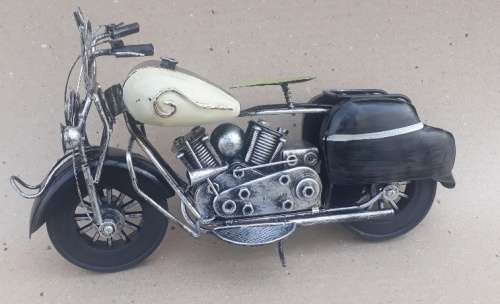 Vintage Metal Model Motorbike