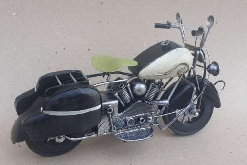 Vintage Metal Model Motorbike