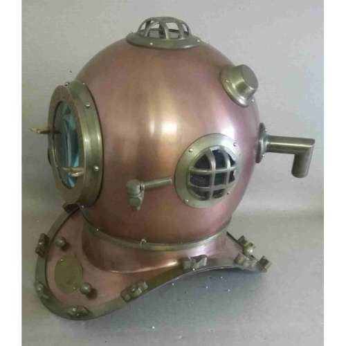 Nautical divers helmet.