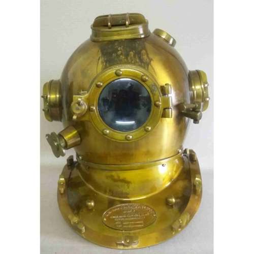 Nautical divers helmet.