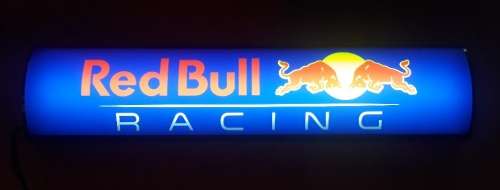 Red Bull Racing pub,bar, man cave,  advert light box . LED.
