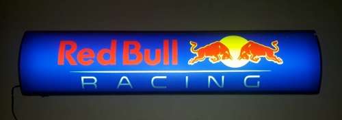 Red Bull Racing pub,bar, man cave,  advert light box . LED.