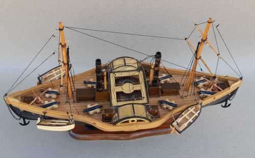 Wooden Model Ship Radaviso Salamander