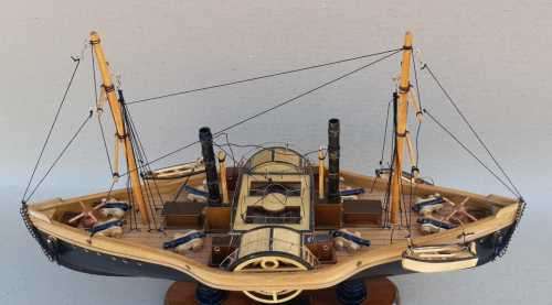 Wooden Model Ship Radaviso Salamander