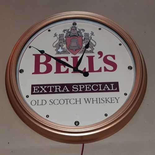 Bell`s Illuminated Clock 51cm Diameter