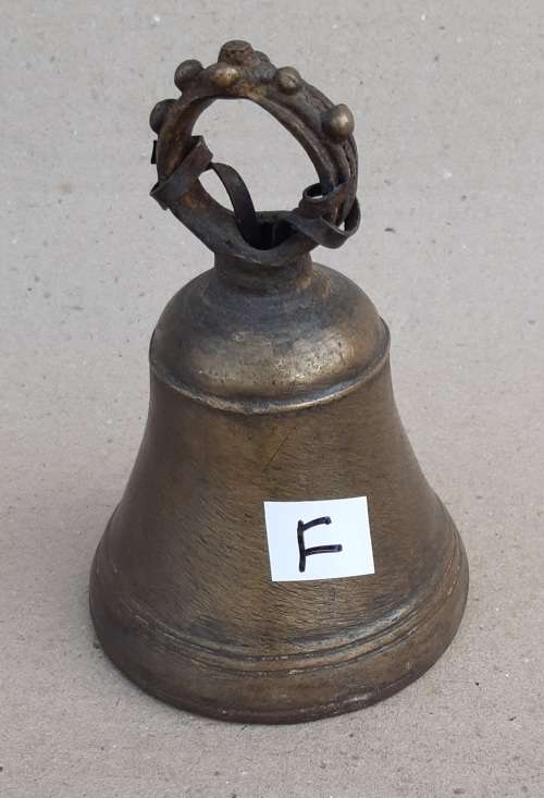 Antique Genuine Solid Brass Ship Bell 8,5cm