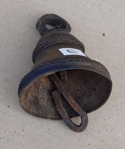 Antique Genuine Solid Brass Ship Bell 8,5cm