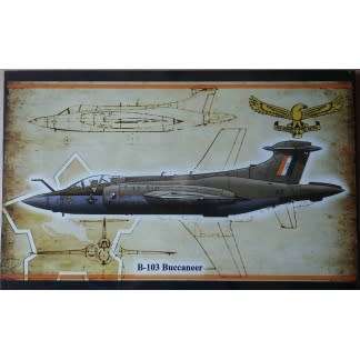B-103 Buccaneer BIG Metal Sign