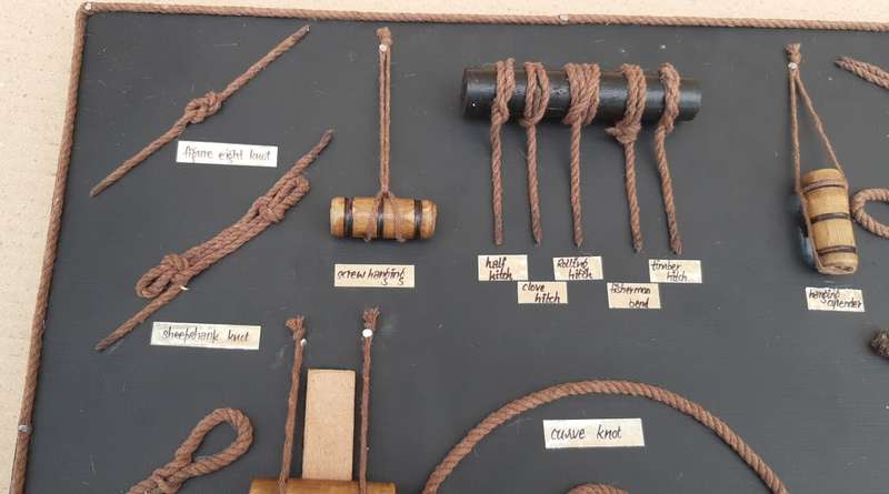 Decorative Maritime and Sailors Rope Knot Board c.1900