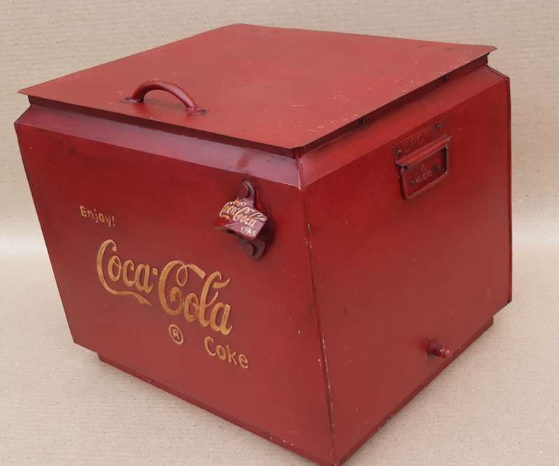 Coca-Cola Metal Cooler Box